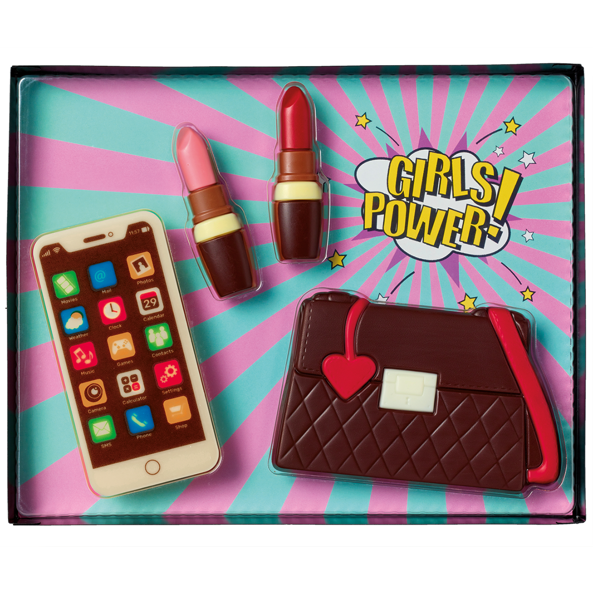 nouveau pack girl power en chocolat